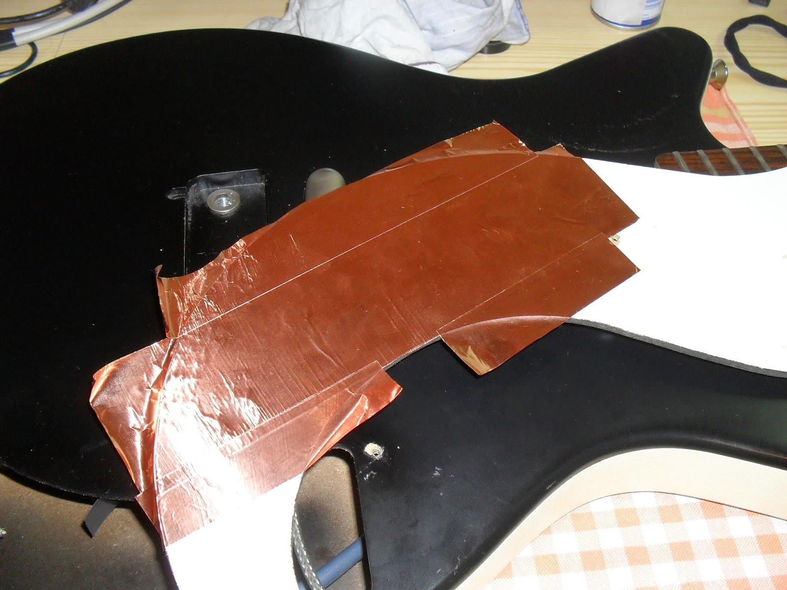 DIY electric guitar projects Danelectro shielding and stuff