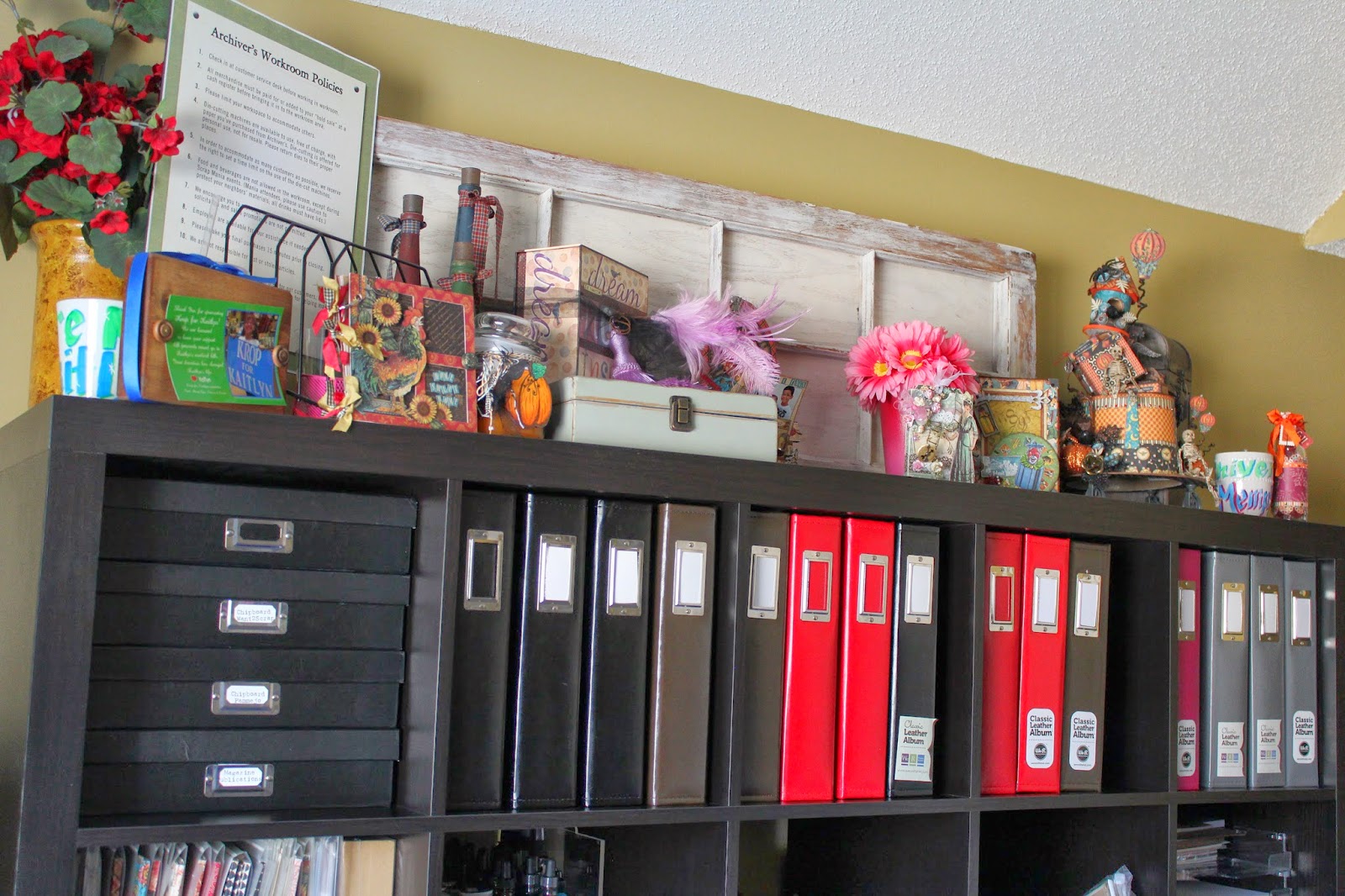 Pam Bray Designs A Girl with Flair My Studio and Storage Tips with