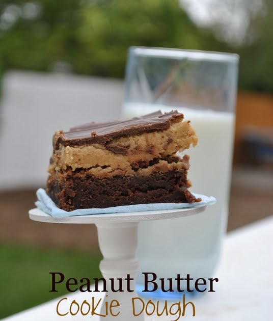 The Farm Girl Recipes Peanut Butter Cookie Dough Brownies