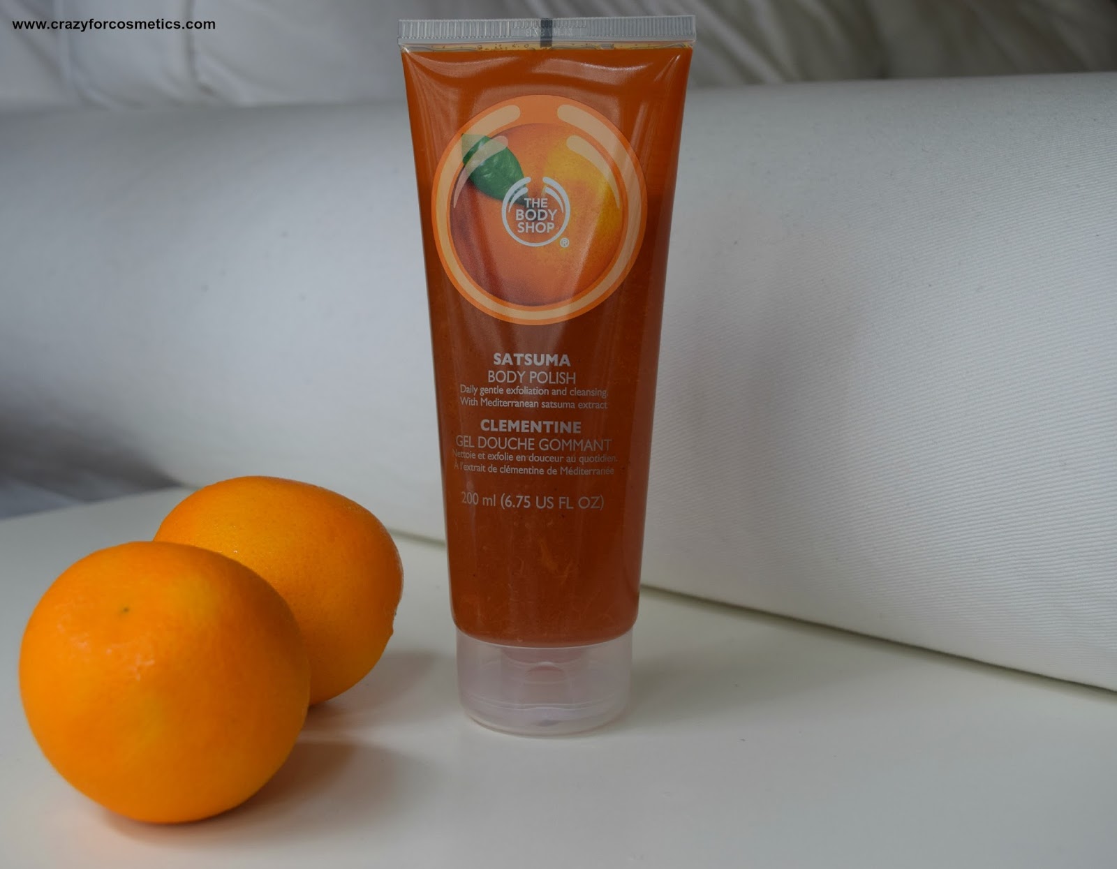The Body Shop Satsuma Body Polish Review Crazy for Cosmetics A