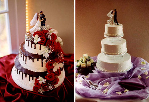 3 TIER WEDDING CAKES.