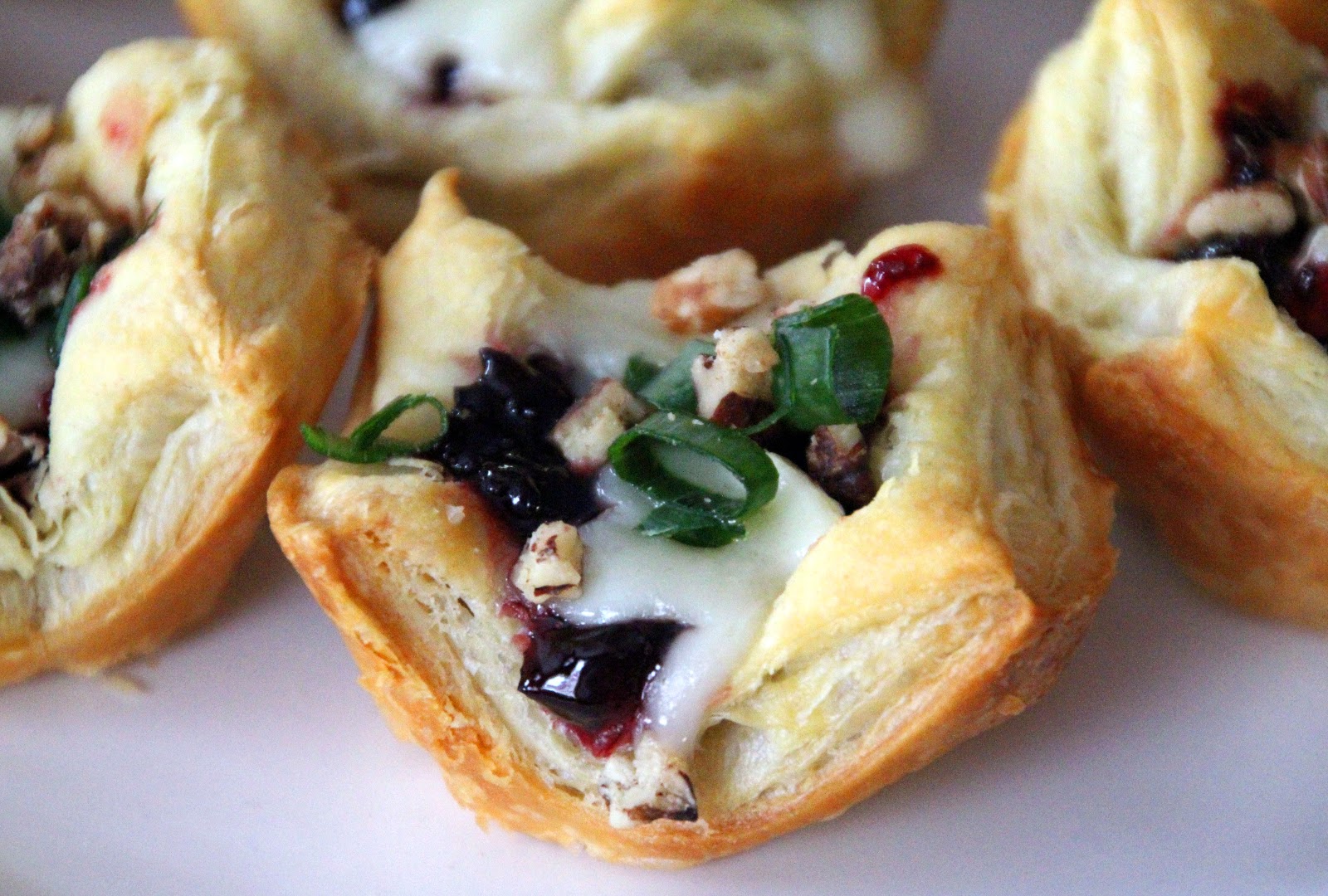 Life Is Sweets Brie Cheese and Cherry Jam Pastry Puffs