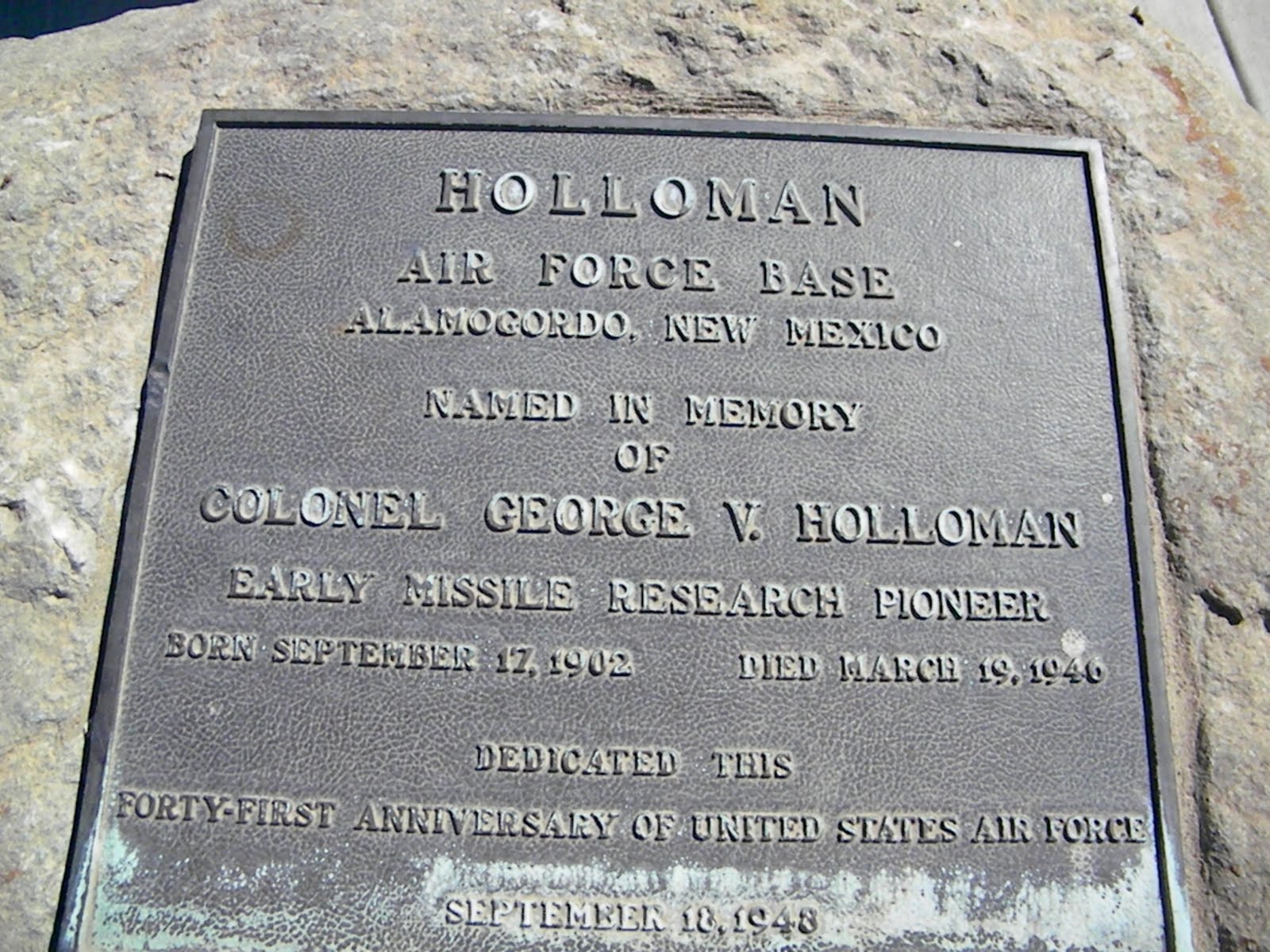 Adventurebound8 Holloman Air Force Base in Alamogordo, New Mexico