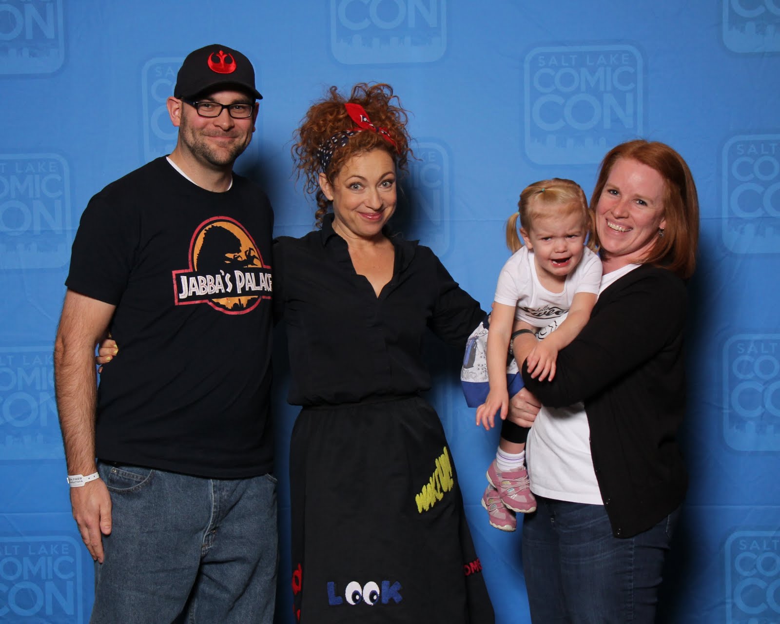 Us and Alex Kingston