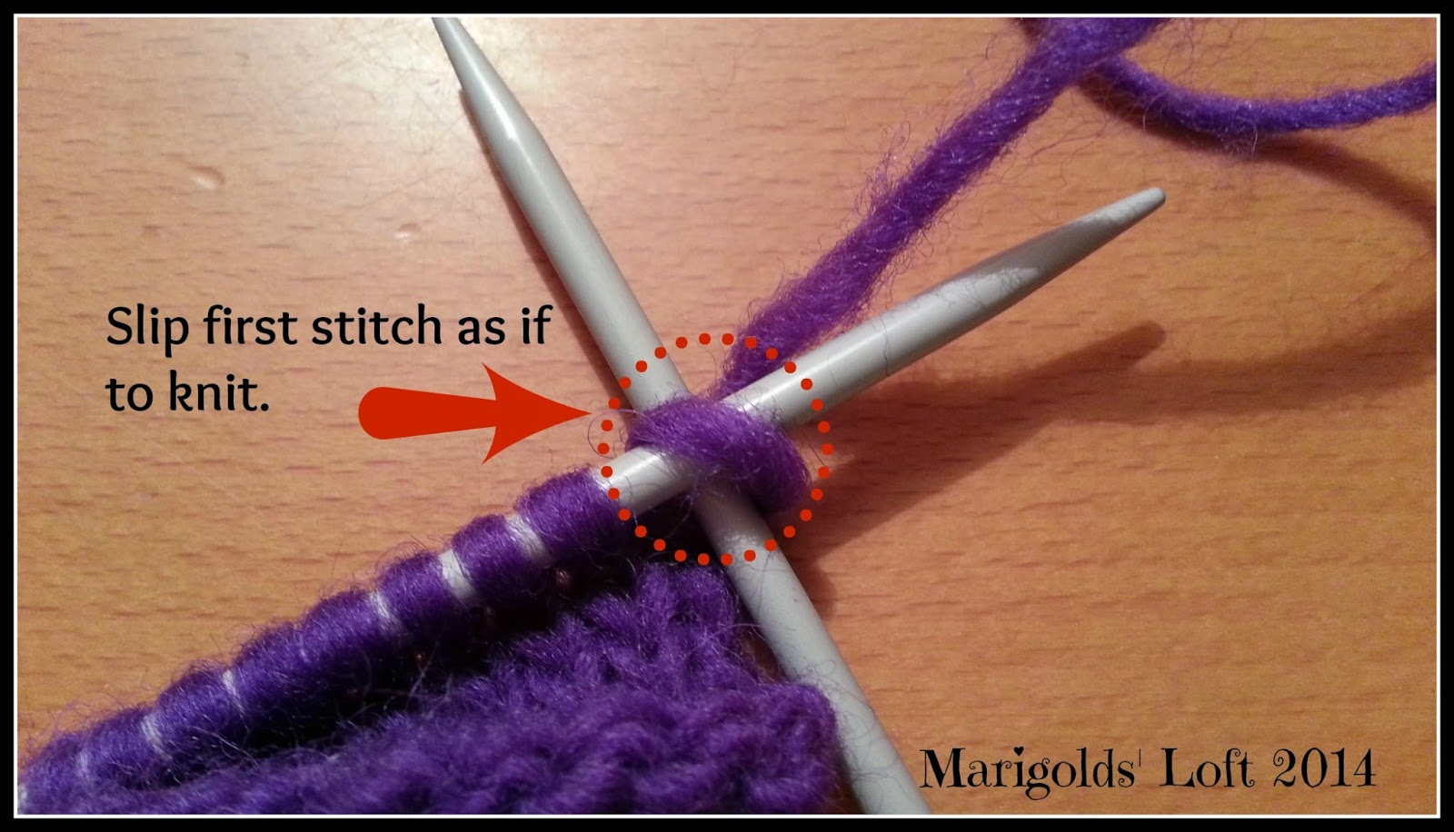 Marigolds' Loft KnittingKnowHow Creating a Double Stitch on the