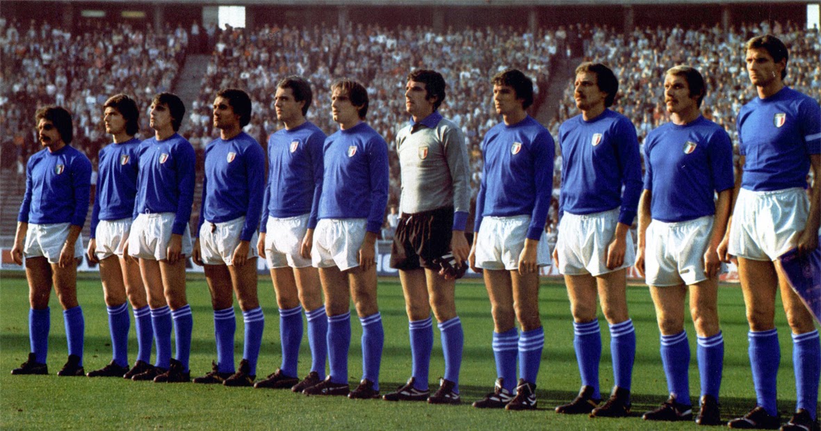 THE VINTAGE FOOTBALL CLUB ITALIE 1977.