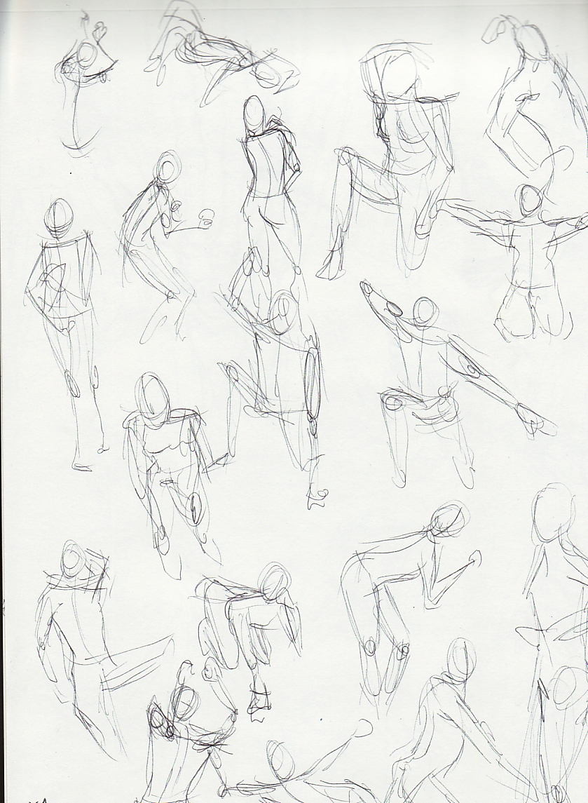  How To Sketch Figure Drawings with simple drawing