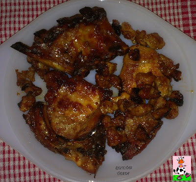 Cerdo Con Salsa Barbacoa Y Un Toque De Miel 
