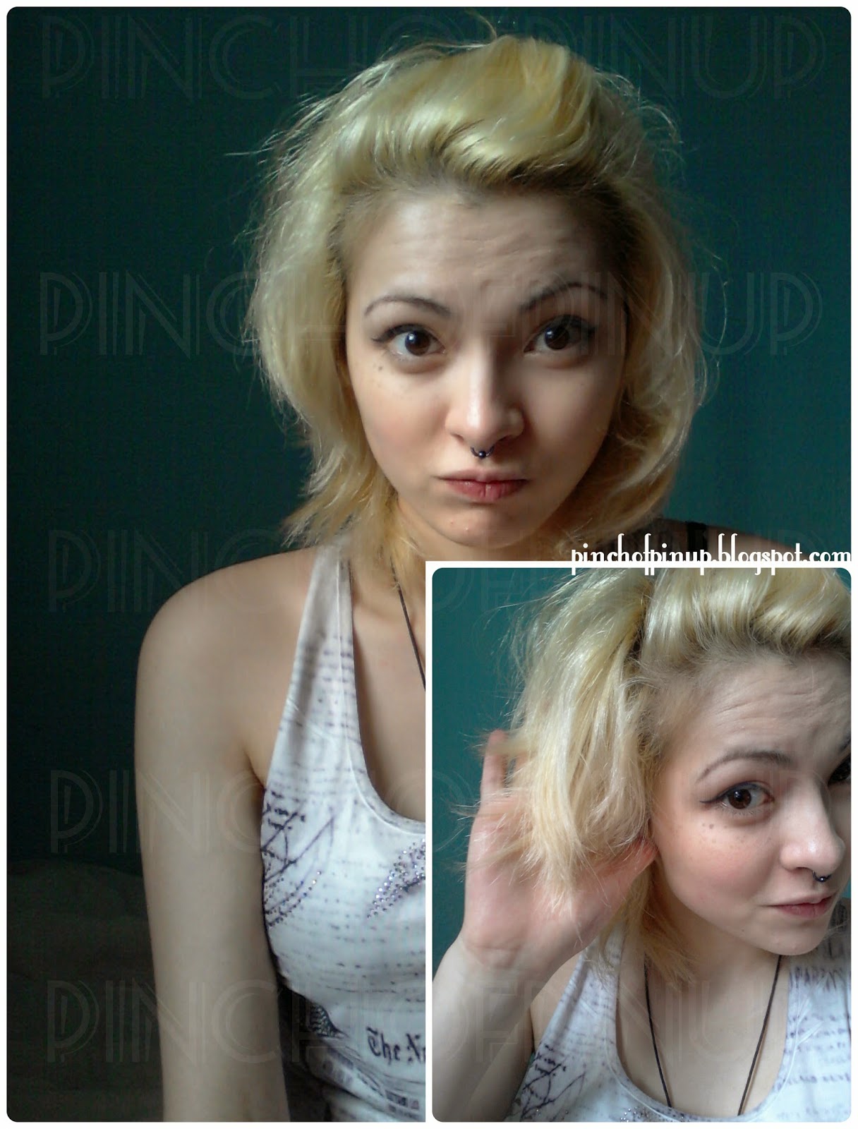 A Pinch Of Pin Up Going Bleach Blonde To Brown Pt 1 Filler