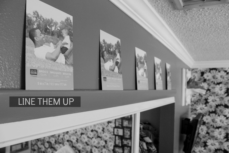 Blank Pages friday favorites DIY easy straight line hanging