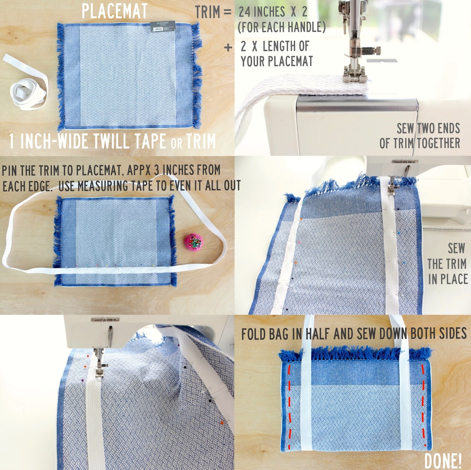 Placemat Bags MADE EVERYDAY