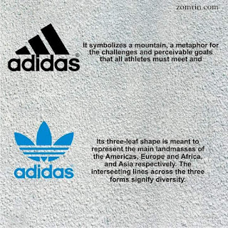 adidas different logo meaning