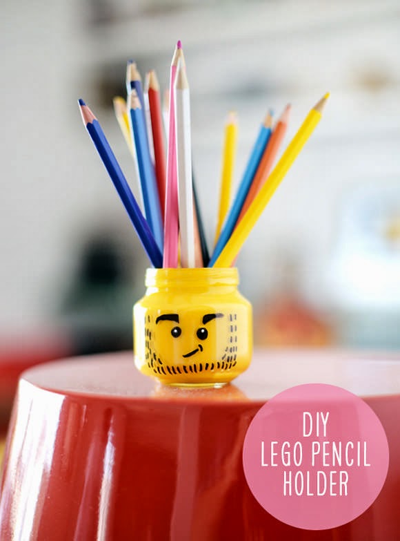 DIY LEGO Pencil Holder The Idea King