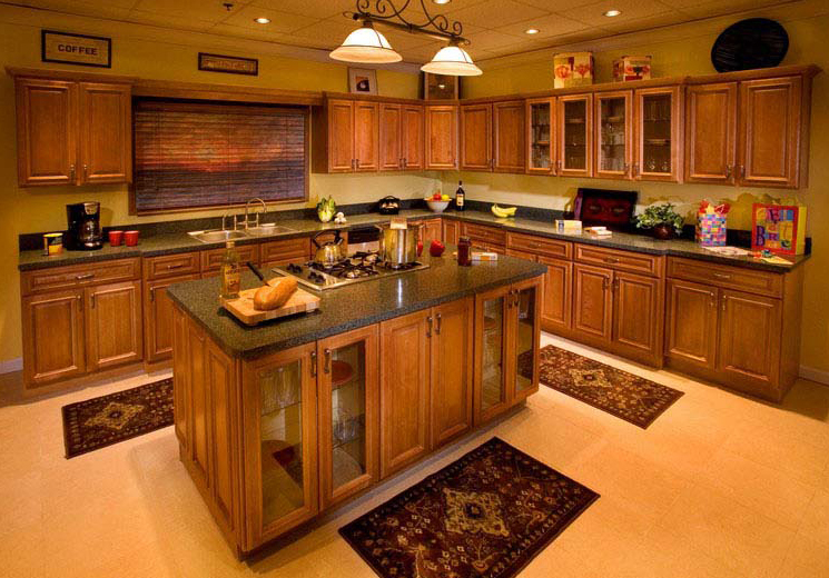 Kitchen Cabinets with Wood