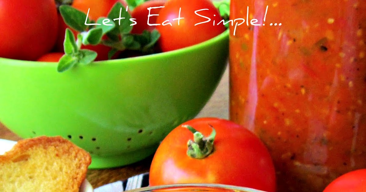 Let's eat......simple! Homemade Roasted VodkaMarinara Sauce and