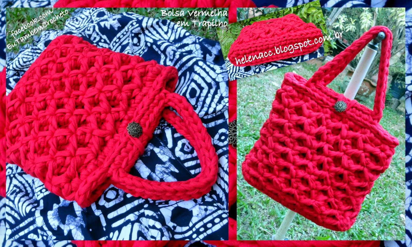 cara membuat crochet bolsa