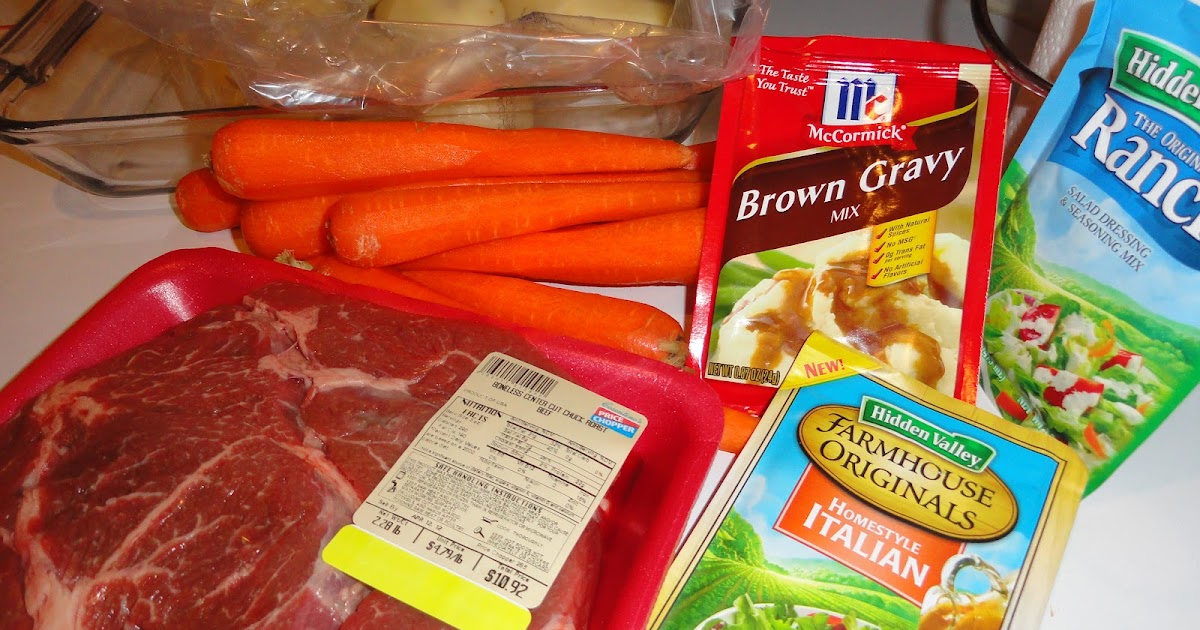 Oxford Impressions Three Envelope Chuck Roast With Brown Gravy Mix