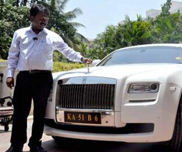rolls royce india bangalore barber cars he ramakrishna earned once rs amity owns
