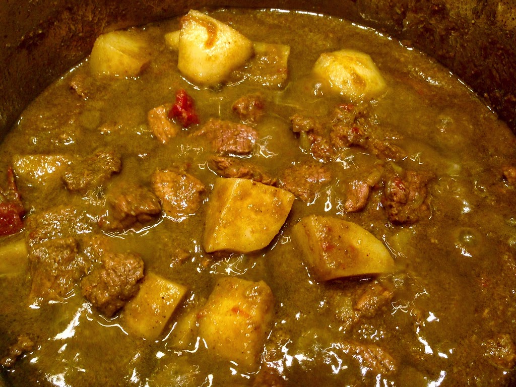 Goan Green Beef Curry