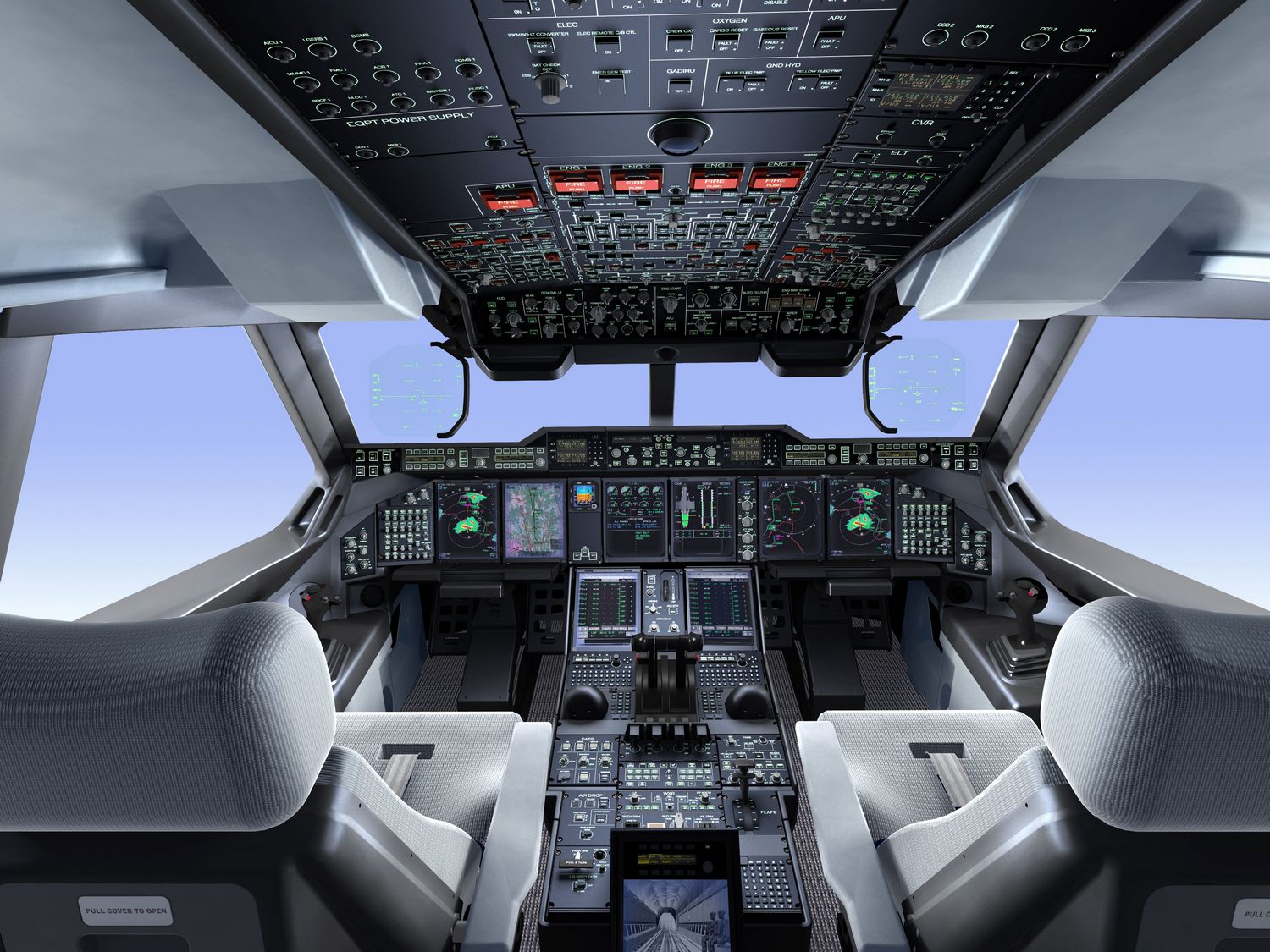 Challenger 850 cockpit