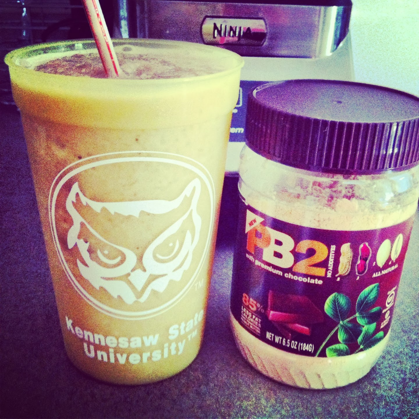 Everything Kelly Jean PB2 Peanut Butter and Banana Shake