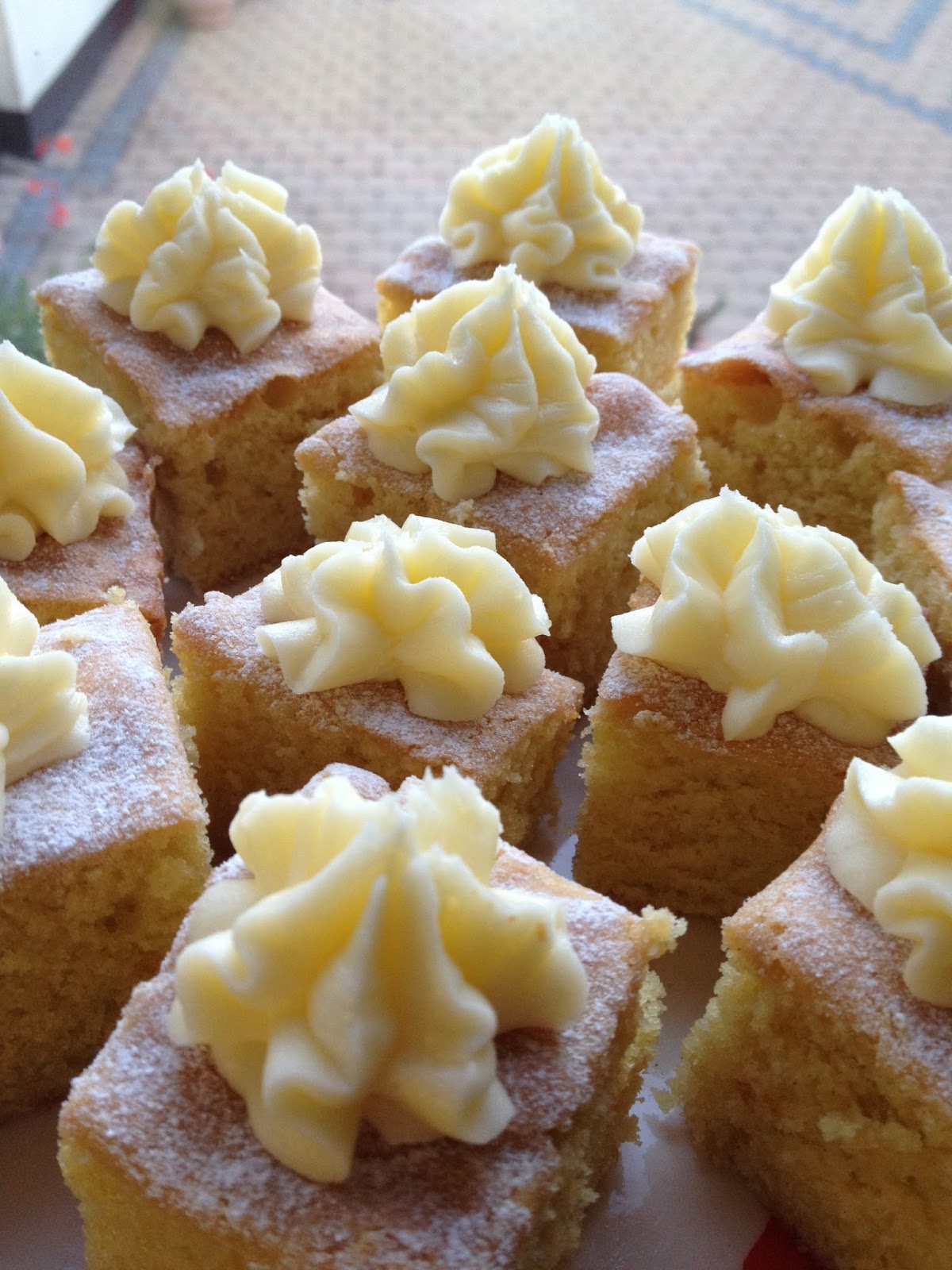 Yummmmyy Orange Butter Cream Squares