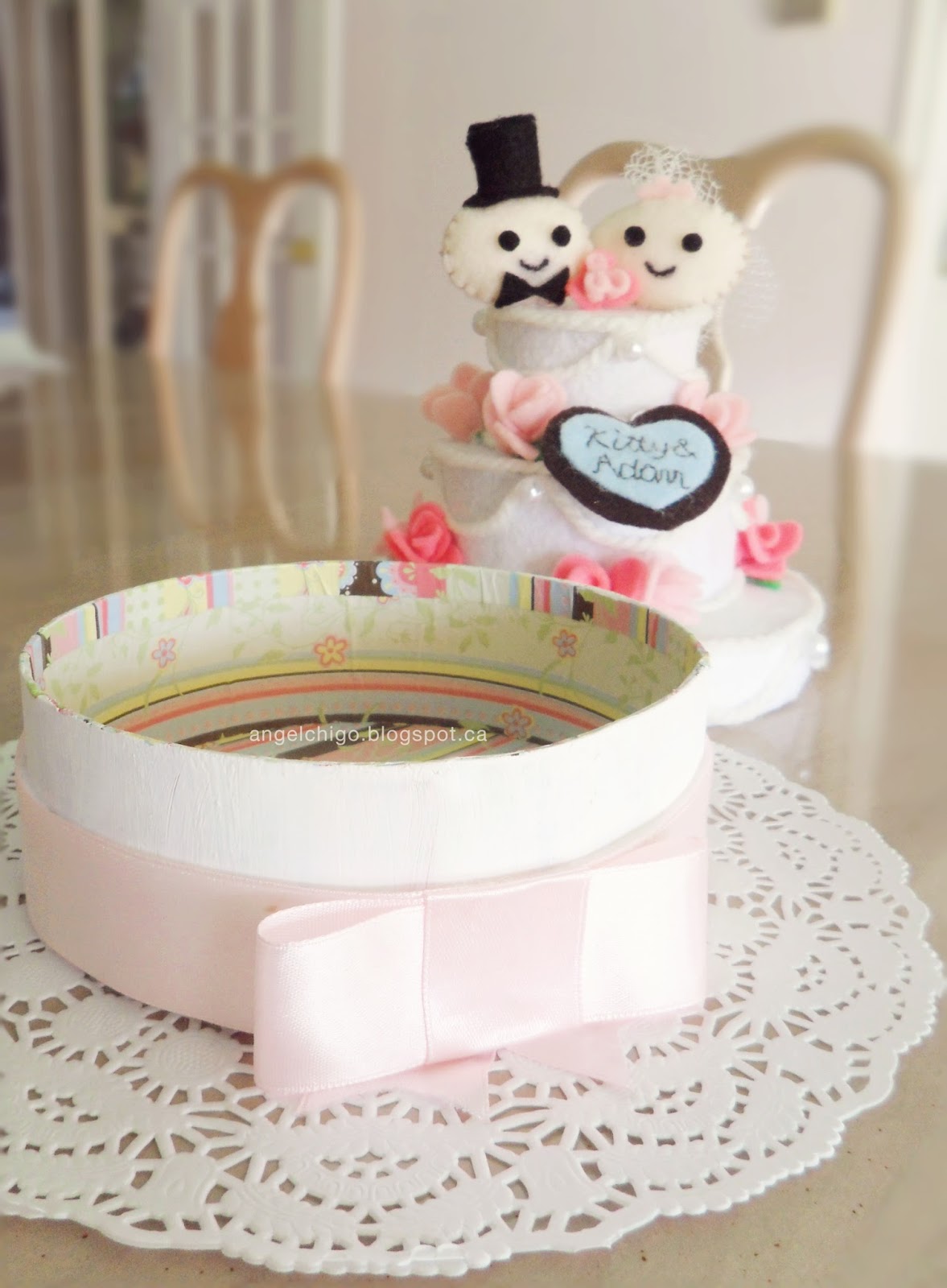 Wedding Cake Gift Box {Tutorial} {every little thing}