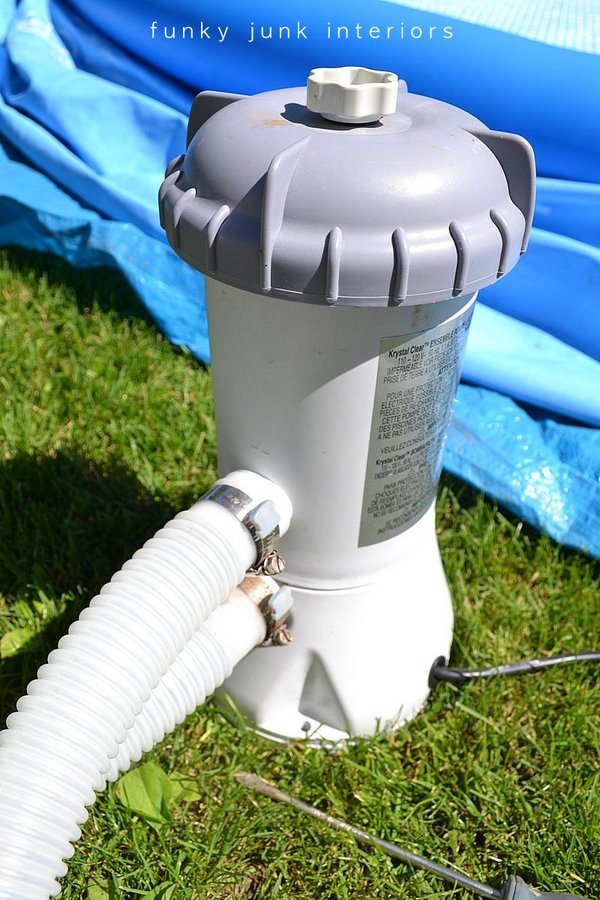 How to set up an inflatable pool. Funky Junk InteriorsFunky Junk