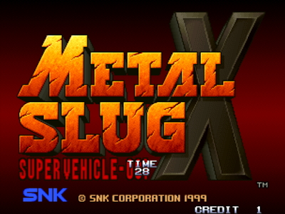 越南大戰X(Metal Slug X)+金手指作弊碼，街頭大型機台電玩遊戲，2代加強重製版！