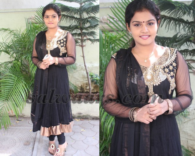 Preeti Shankar in Black Salwar Kameez