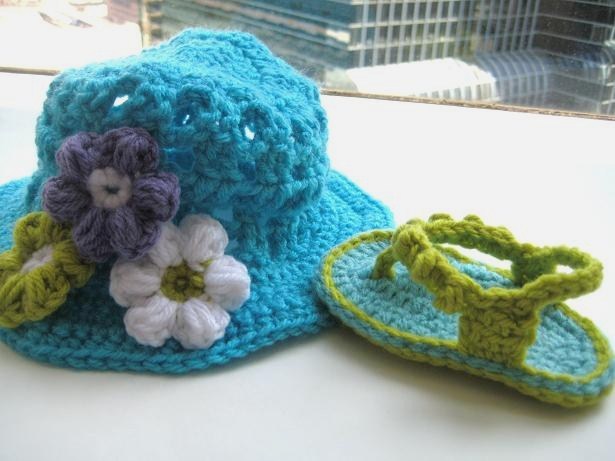 For the Love of Crochet Along: Crochet Baby Flip Flops, a ...