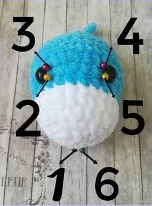 Единорог крючком: утяжка мордочки Единорог крючком утяжка мордочки