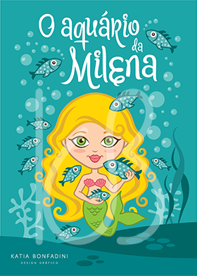 O aquário da Milena: ilustração personalizada