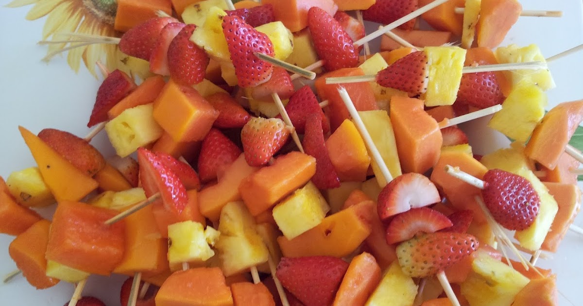 Kathryn's Foodies Channel Fruit Kebabs Perfect Childrens' Party Treat