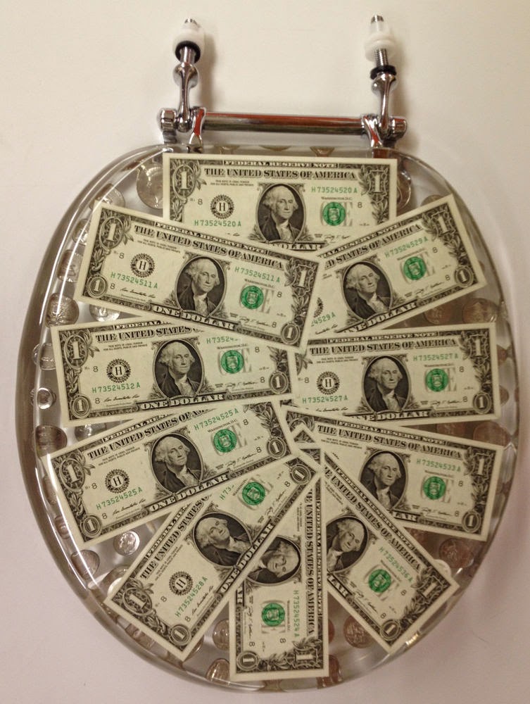 The Wonderful decorative dollar toilet seats image