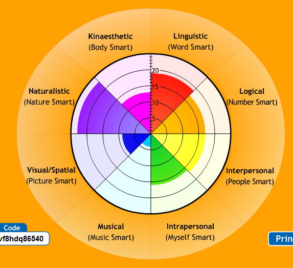 The Scholars' Classroom Multiple Intelligence, the Birmingham Grid of