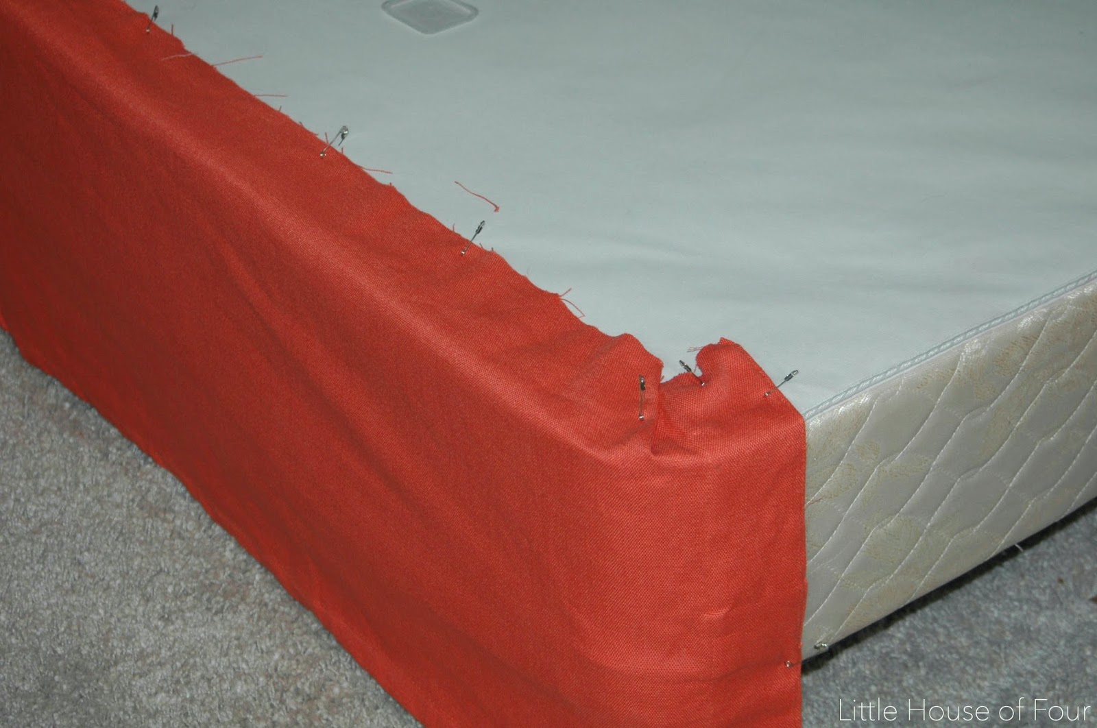 From Curtain Panel to Bedskirt Little House of Four Creating a