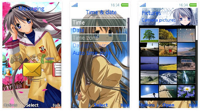 坂上智代@CLANNAD SonyEricsson手機主題for Aino﹝240x432﹞
