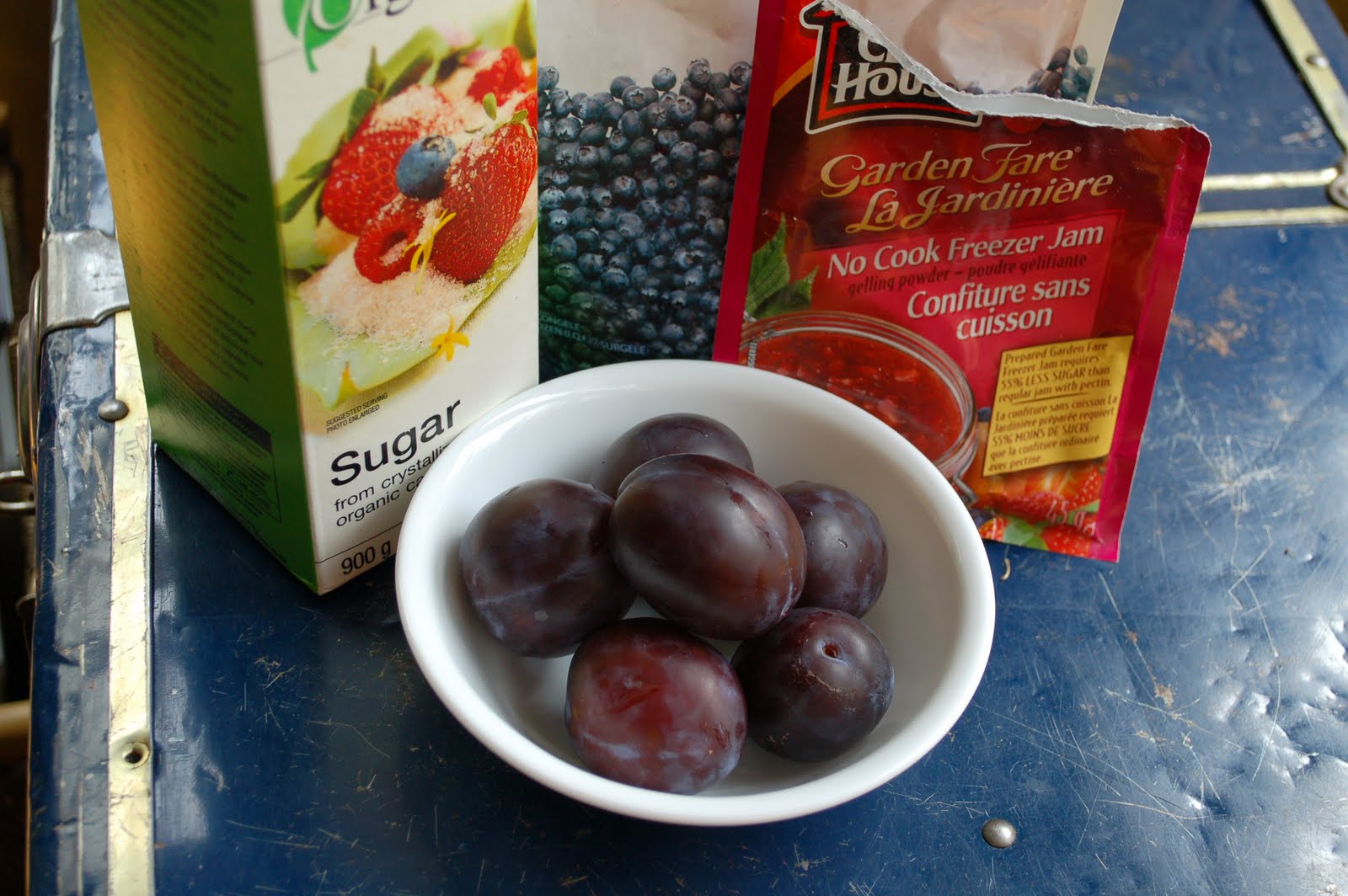 Omniblend Blenders Italian plum and blueberry freezer jam