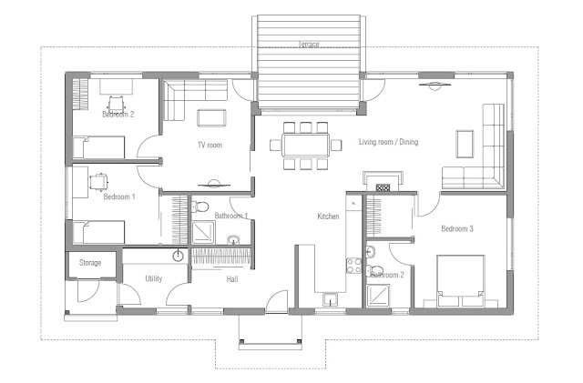 Small Affordable Home Plan
