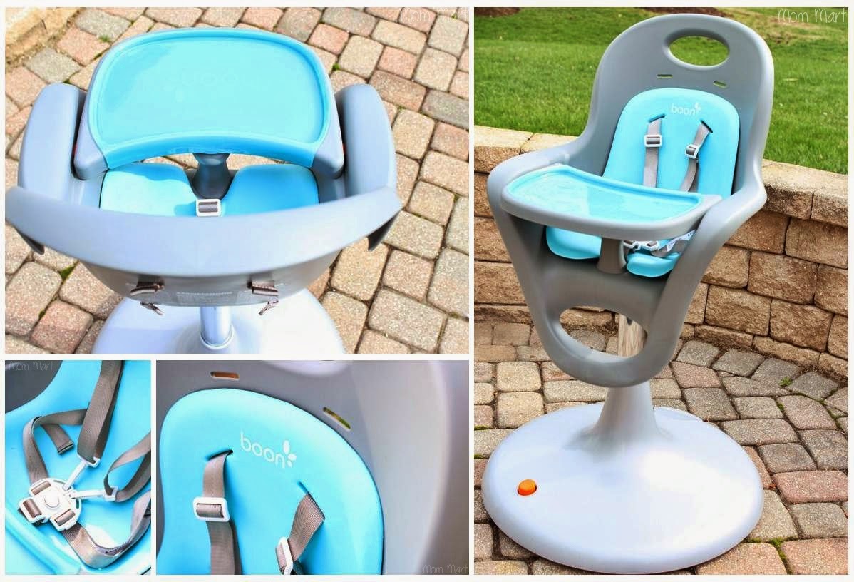 boon high chair blue