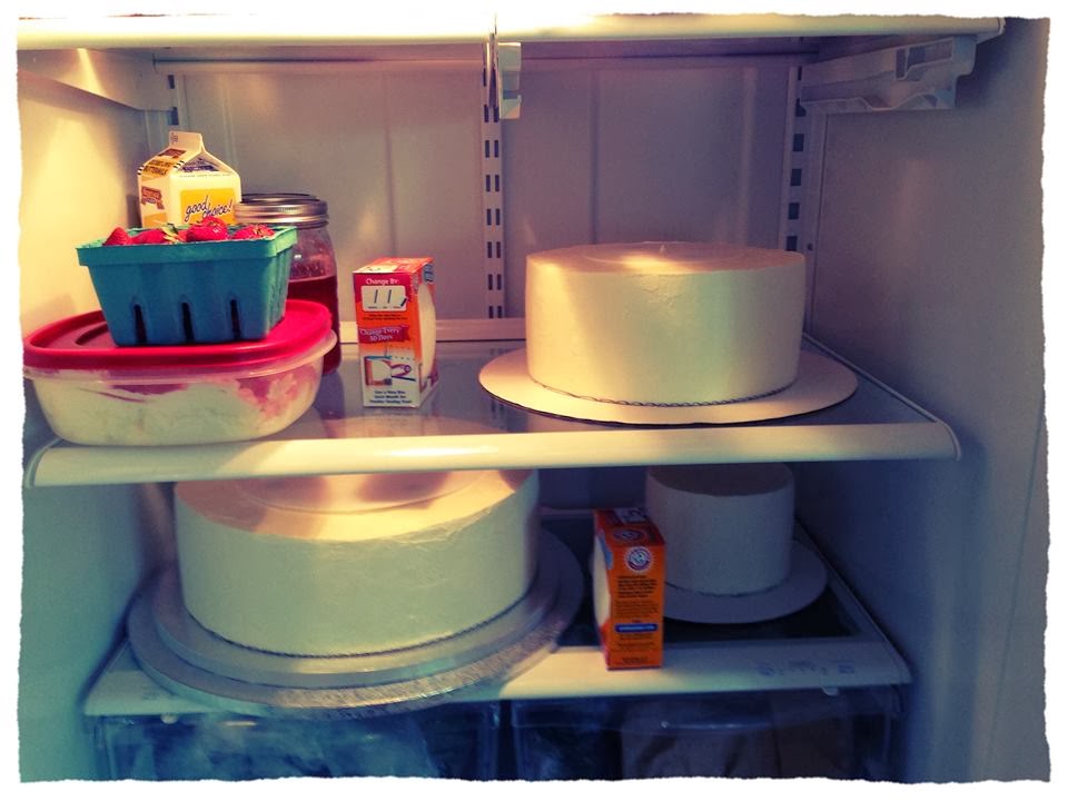 A Wedding Cake For Friends Building Buttercream