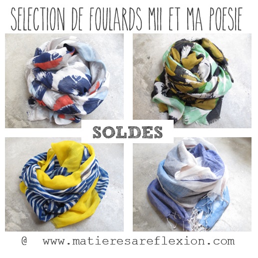 SOLDES Foulards Ma poésie & Mii
