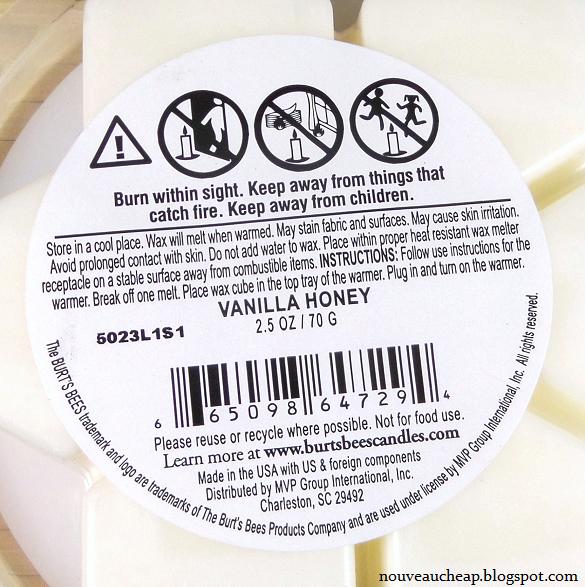 Review NEW Burt's Bees Vanilla Honey Soy Wax Melts (plus Photos of