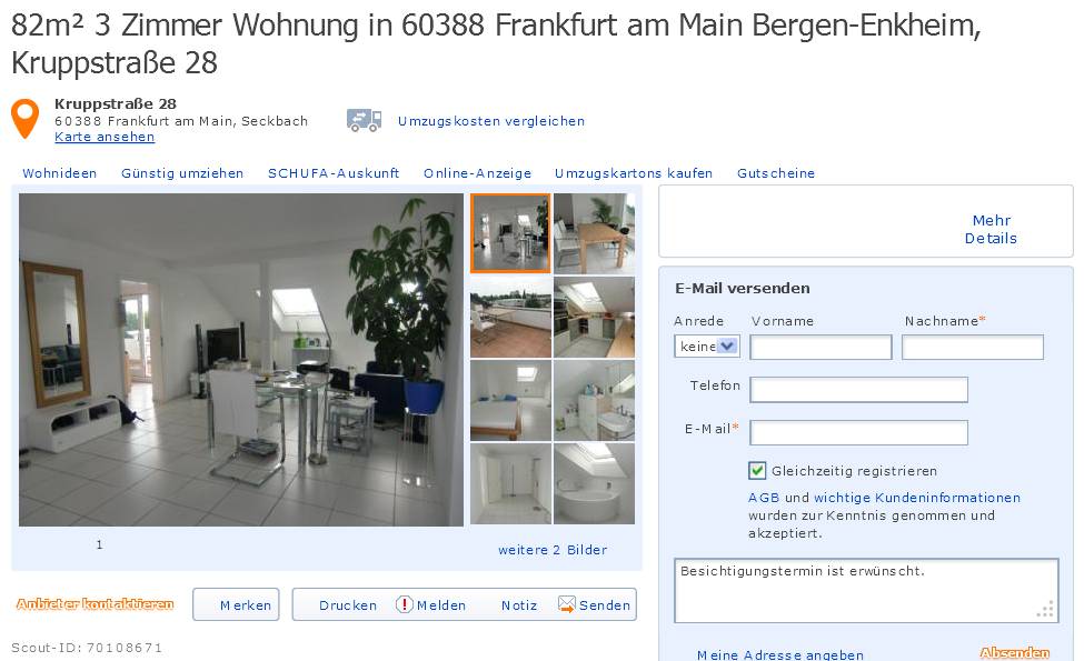 wohnungsbetrug.blogspot.com: 88m² 2 Zimmer Wohnung in ...