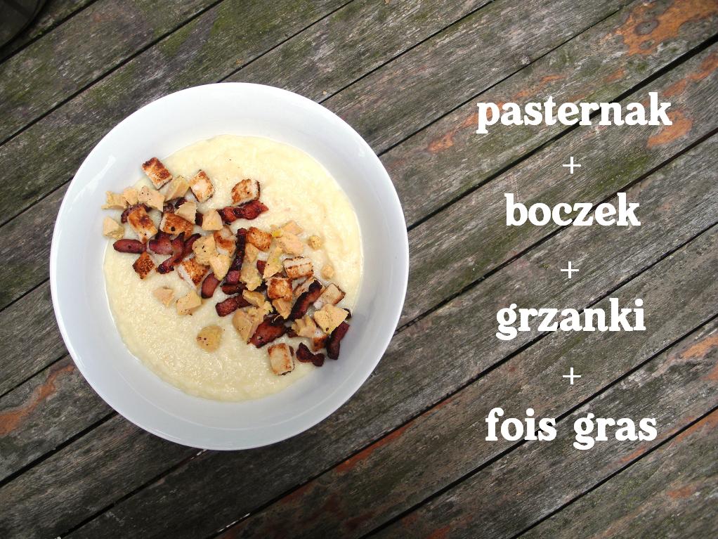 Don't blame the cook. Zupa krem z pasternaku