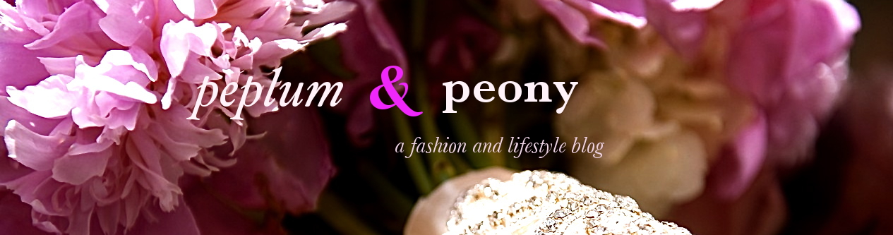 peplum & peony