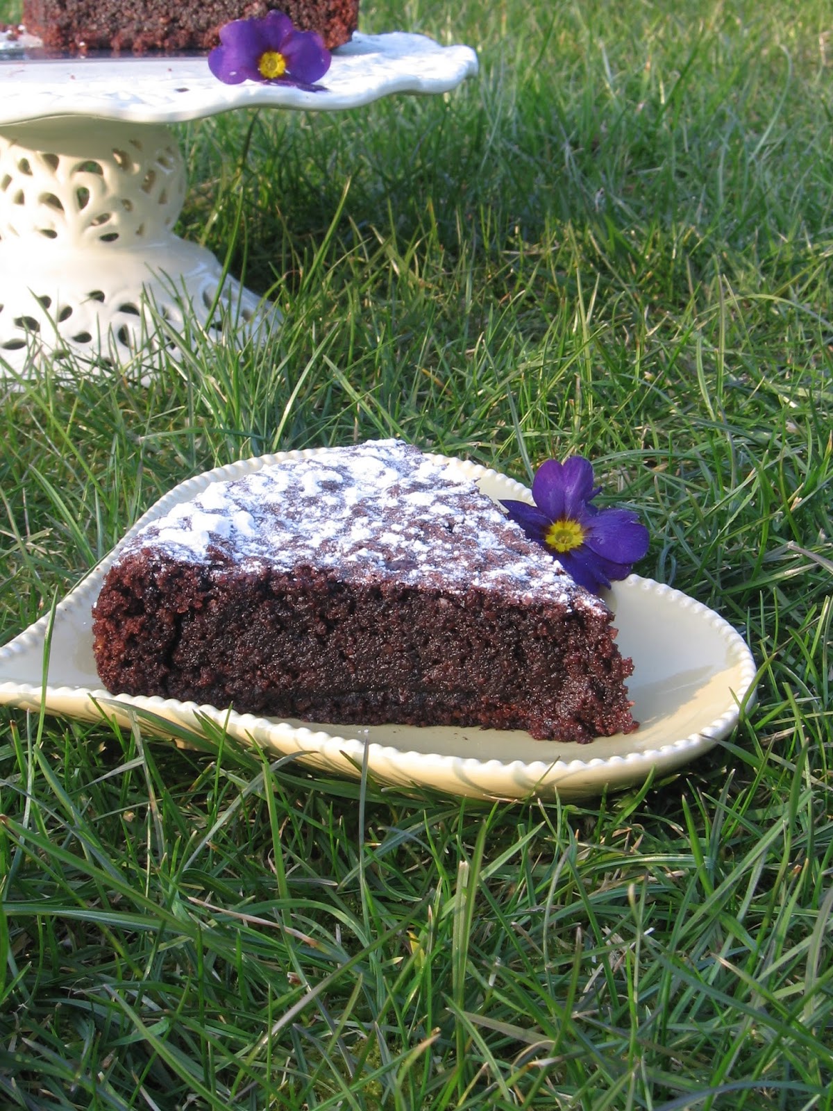 ILost in Austen Chocolate Olive Oil Cake (Nigella Lawson)