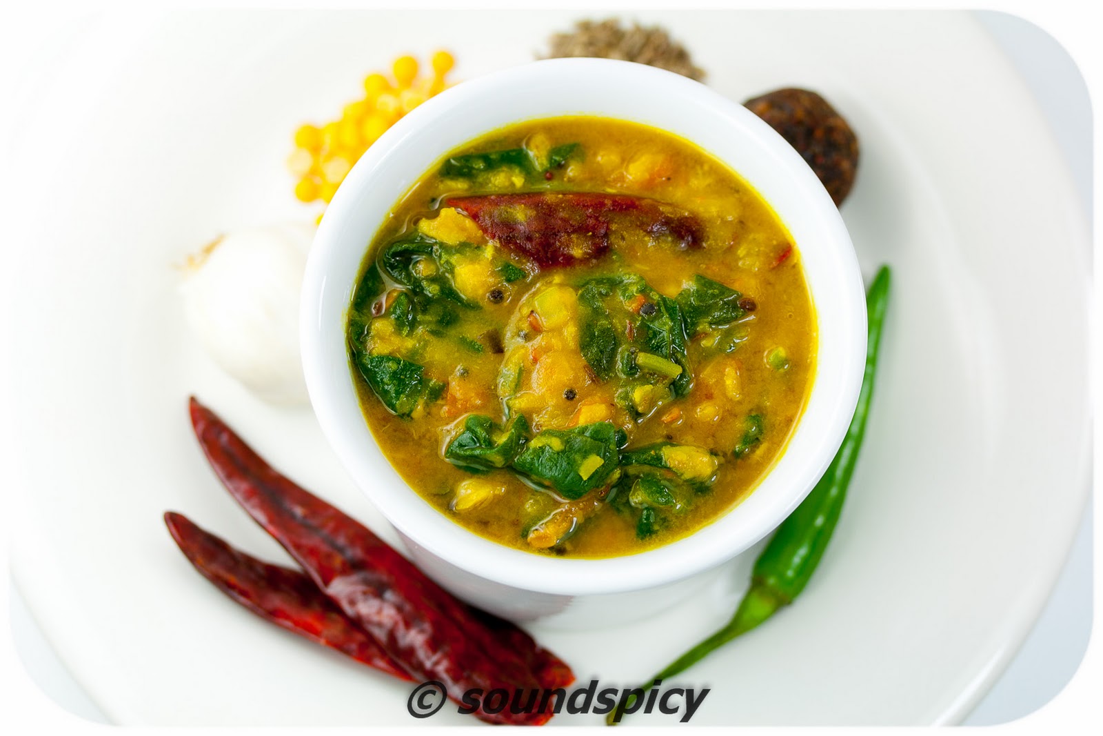 Spinach Dal Sound'spicy